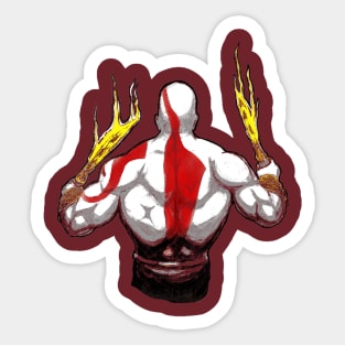 Kratos Sticker